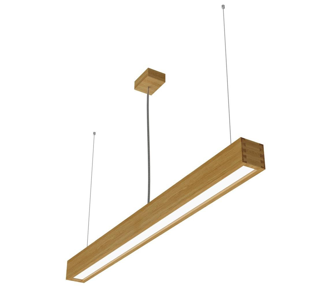 APLED APLED - LED Lustr na lanku LOOK LED/36W/230V 4000K 120 cm dub