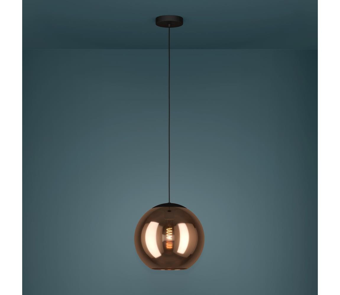 Eglo Eglo 390089 - Lustr na lanku CORDOBA 1xE27/40W/230V měděná