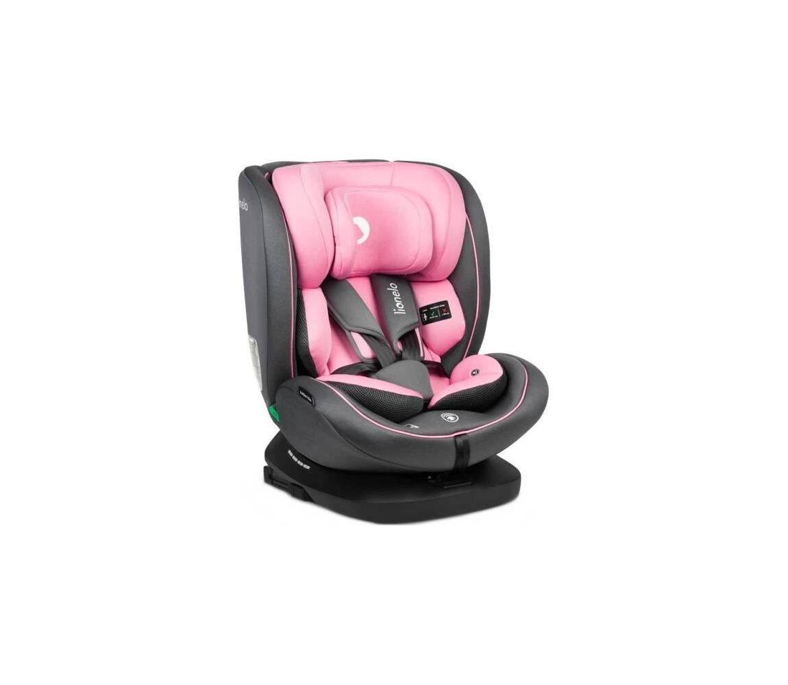 Lionelo Lionelo - Autosedačka BASTIAAN i-Size 40-150 cm šedá/růžová