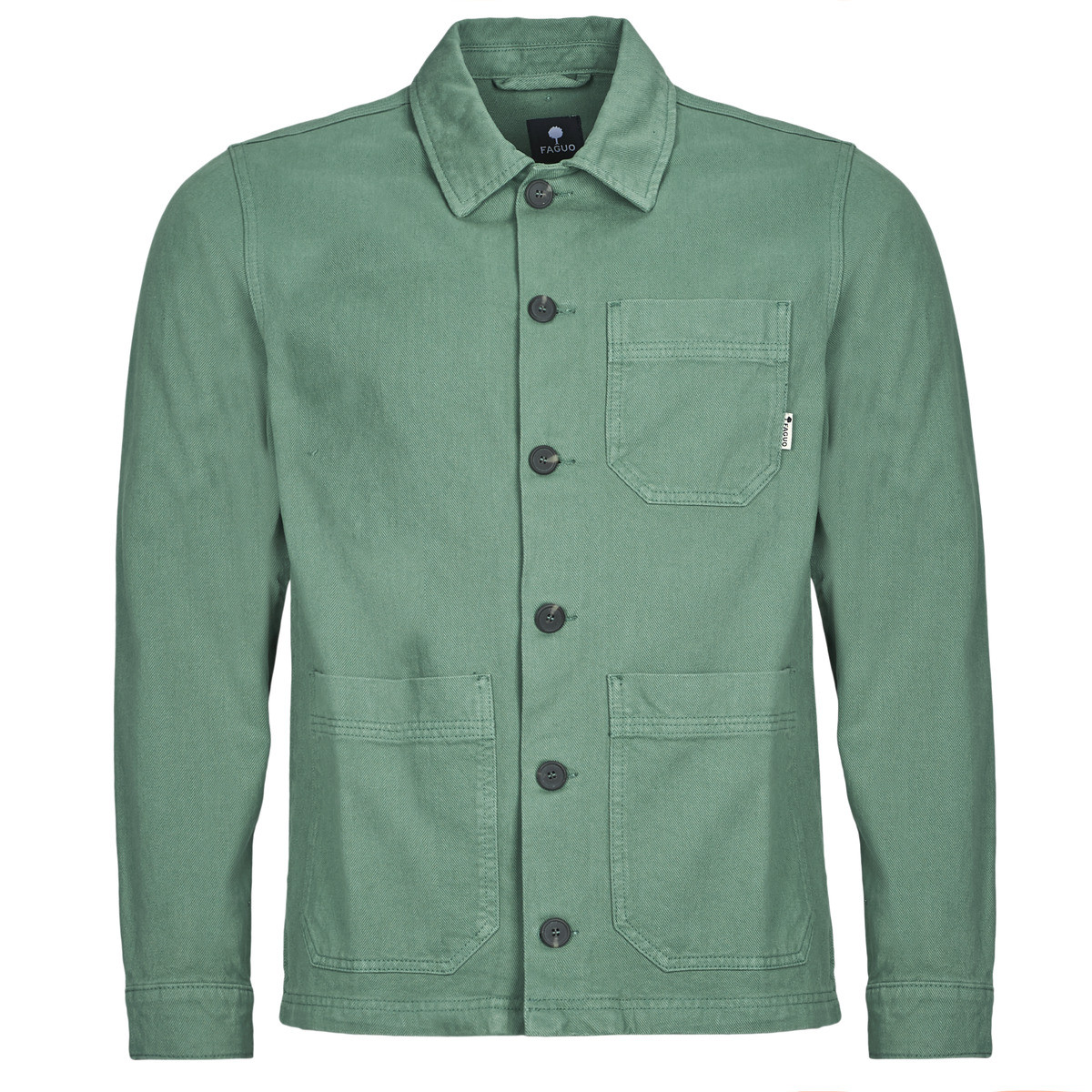 Faguo  LORGE JACKET COTTON  Zelená