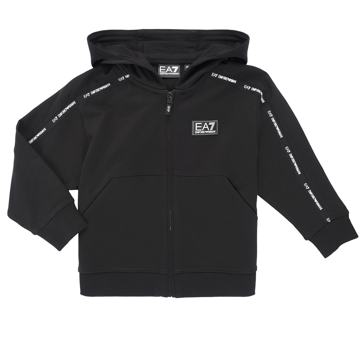 Emporio Armani EA7  TRAIN LOGO SERIES HD FZ COFT TAPE  Černá