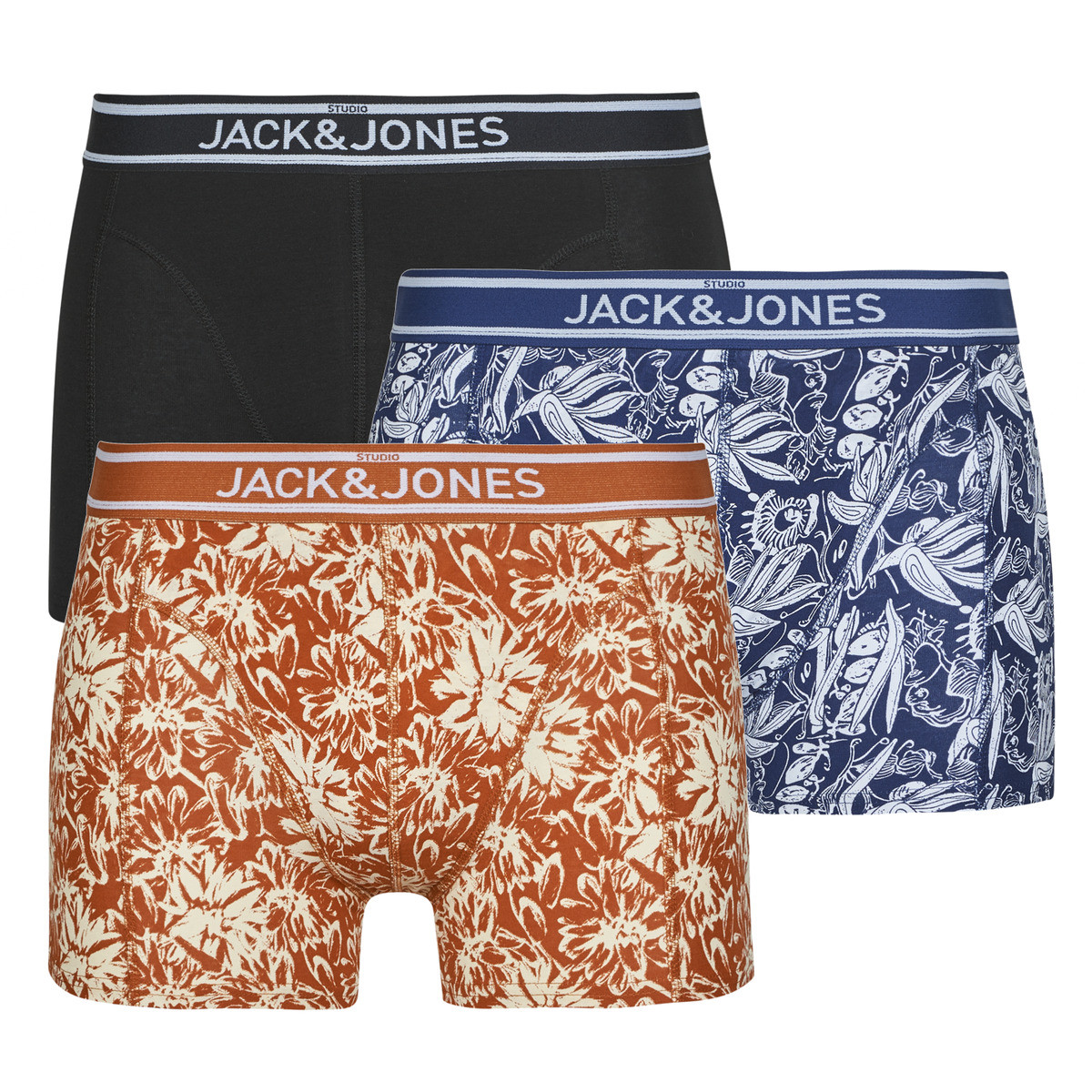 Jack & Jones  JACRETRO x3  ruznobarevne