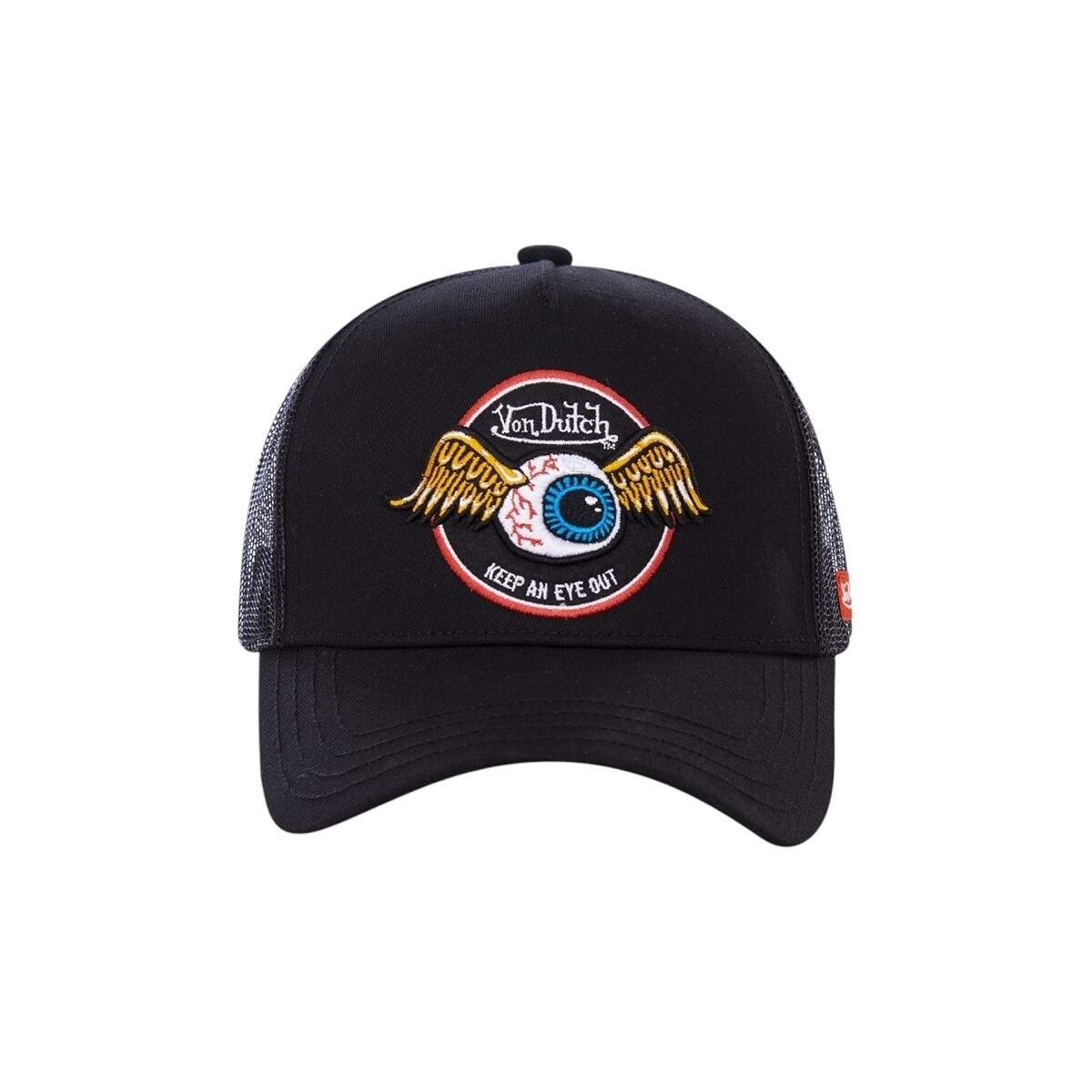 Von Dutch  TRUCKER SNAPBACK RAG  Černá