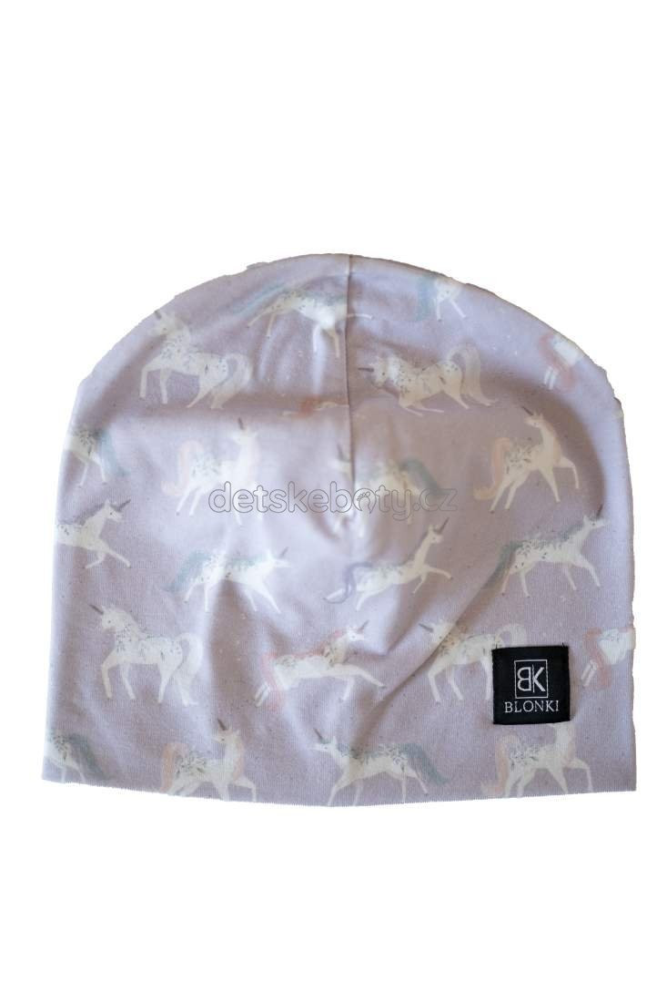 Tenká čepice Blonki č.237 jednorožec Velikost: 45-47