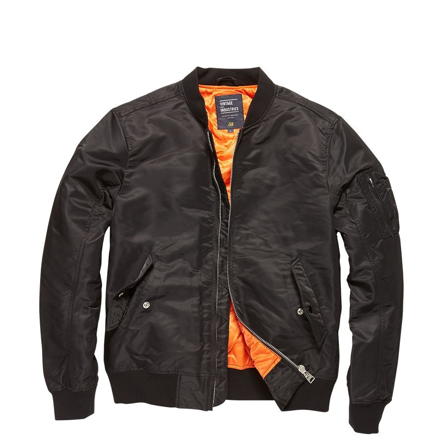 Bunda Vintage Industries Welder - černá, L