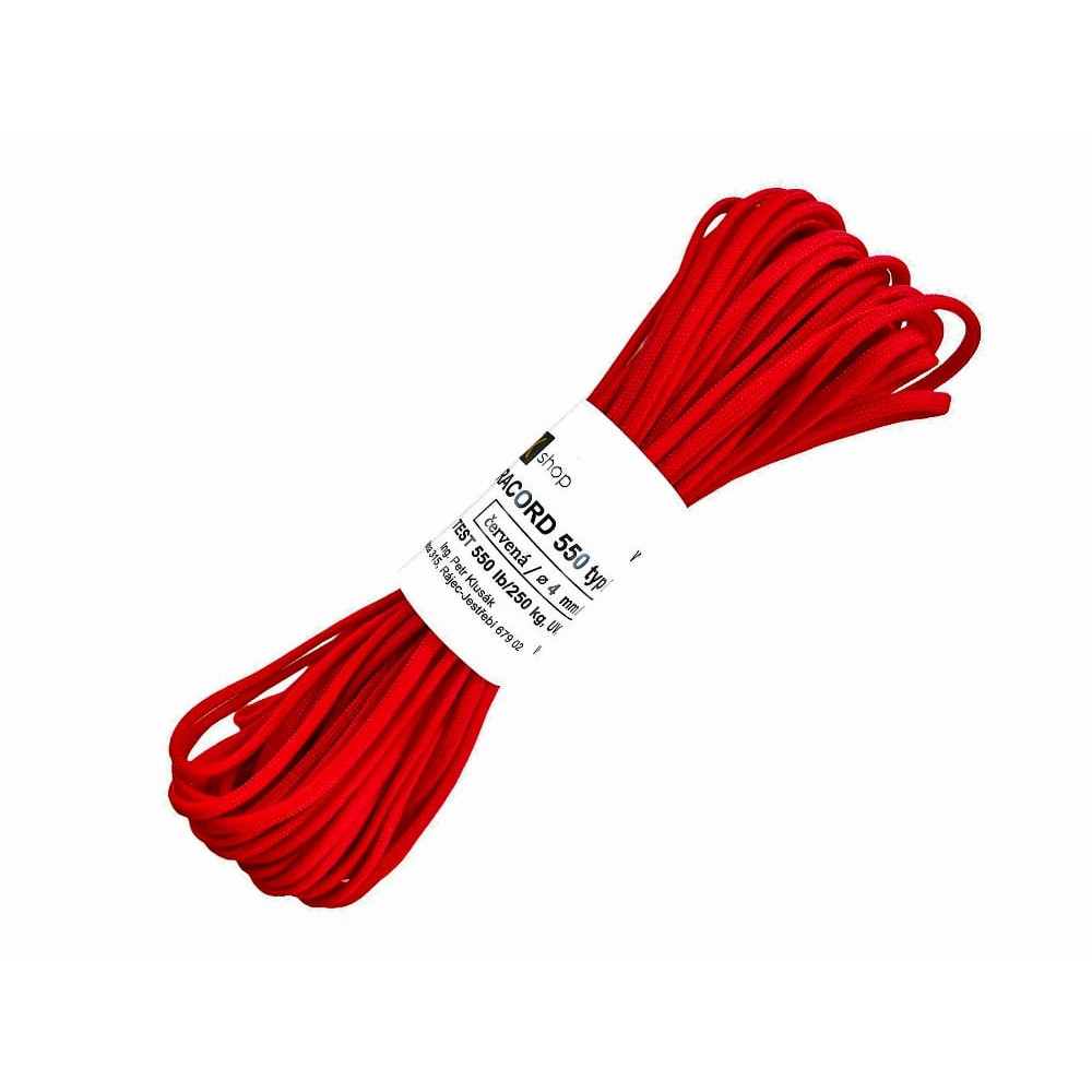 Para lano PKS 550 polyamid 15 m - červené