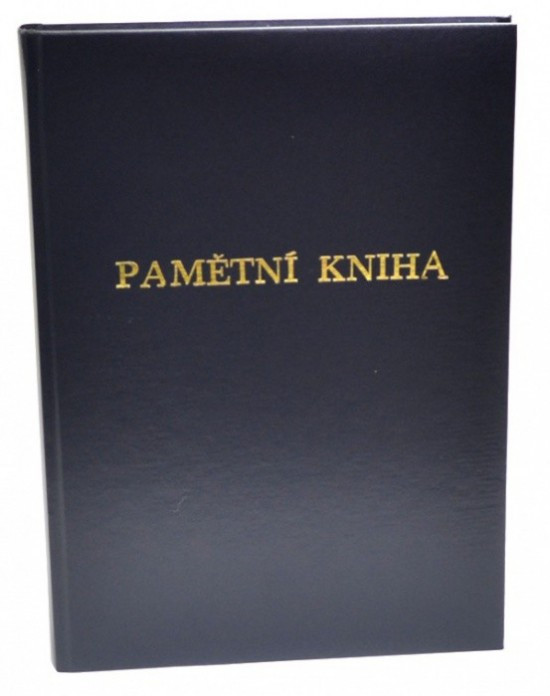 Hospa Pamětní kniha 100 listů - modrá