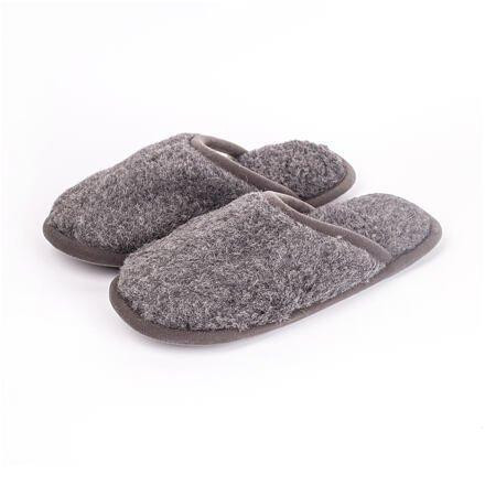 Vlnka Vlněné pantofle Grafitové POUZE EU 38-39 (VÝPRODEJ)
