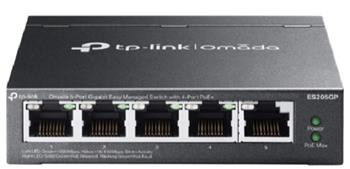 TP-Link ES205GP Omada 5-Port Gigabit, 4x PoE+, 65W