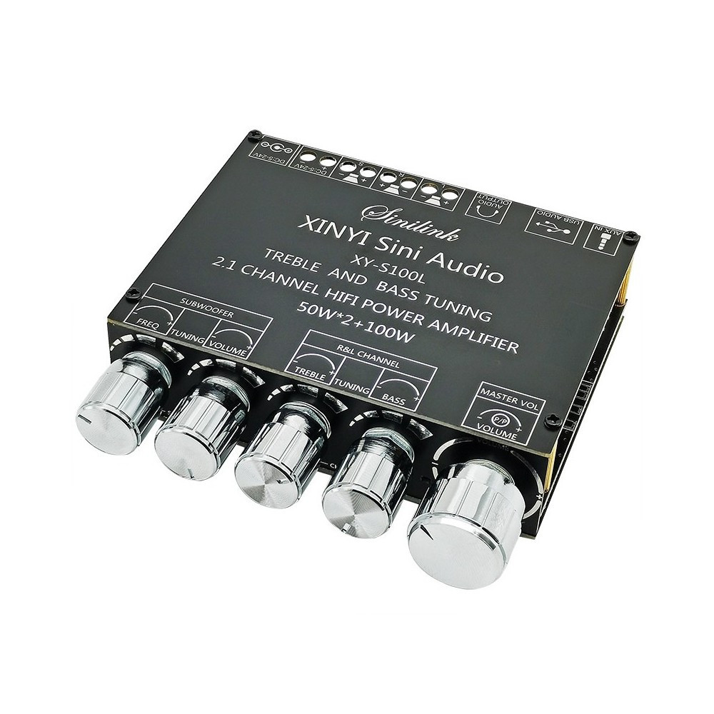 HIFI zesilovač XINYI 2.1- 2x50W + 1x100W subwoofer