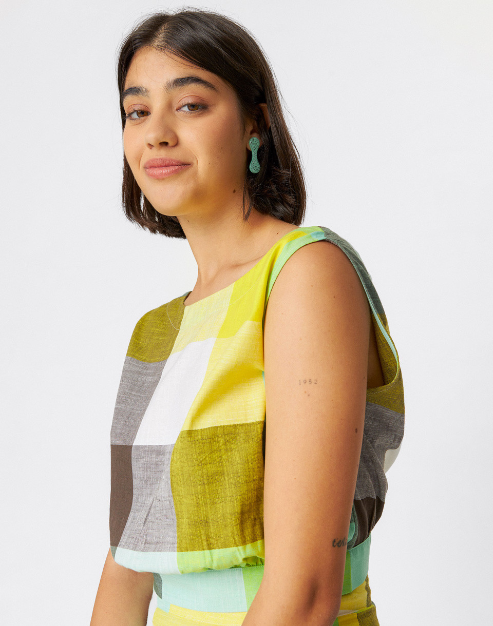 SKFK Katti GOTS Shirt ZY5 Checks 36