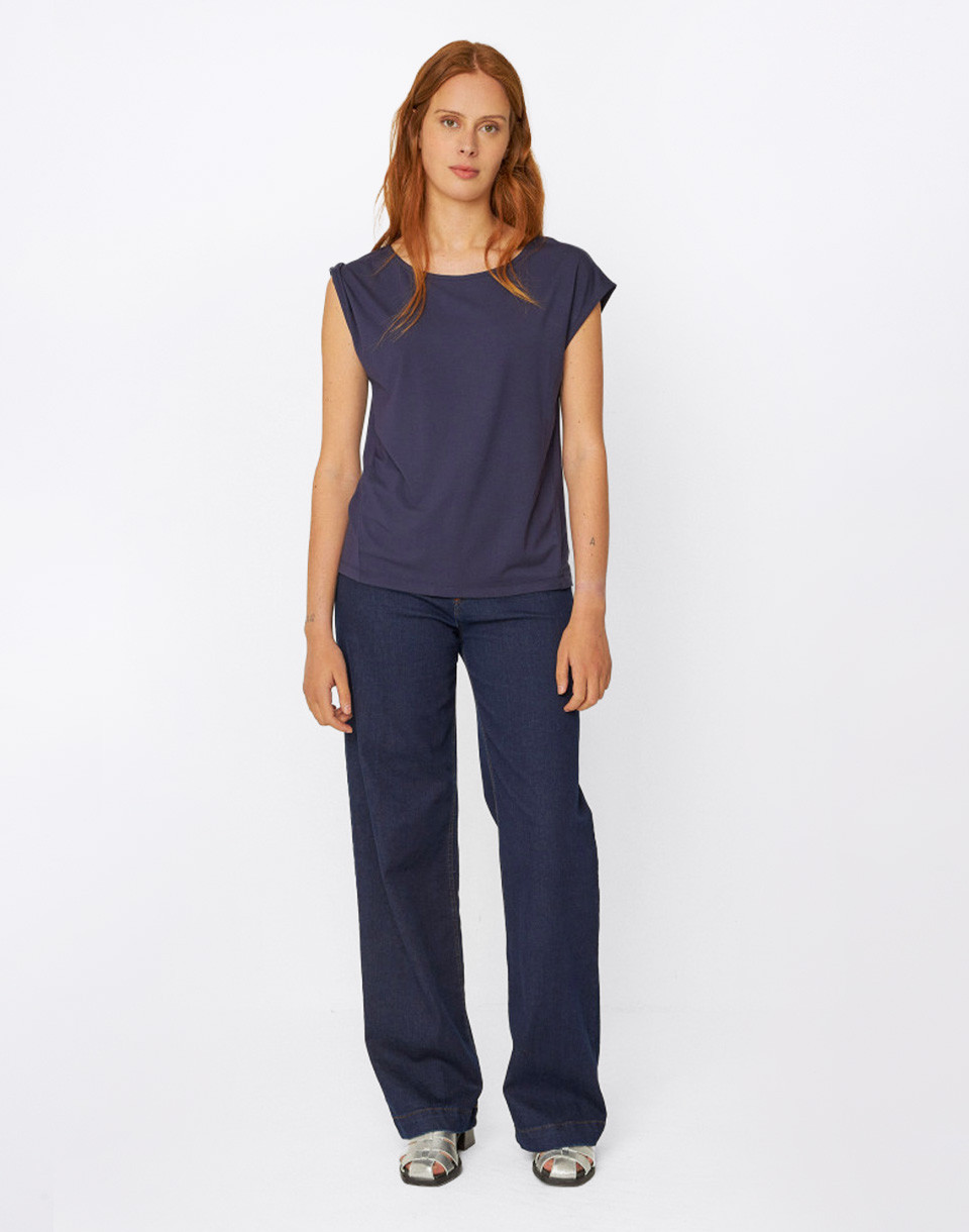 SKFK Zur-4 T-Shirt Navy Violet 36