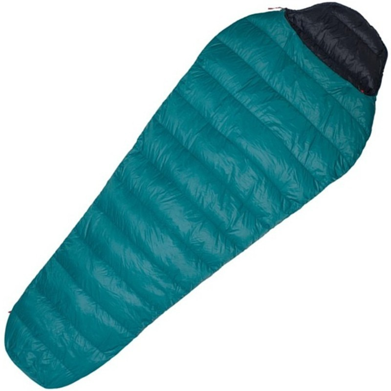 Warmpeace Letní péřový spacák Warmpeace Solitaire 250 195 cm Extea Feet Teal green