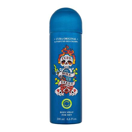 Cuba Wild Heart 200 ml deodorant ve spreji pro muže