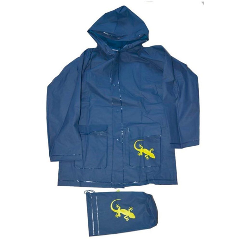 pláštěnka Salamander + pytlík, Pidilidi, PL0045-04, modrá - 104 | 4roky