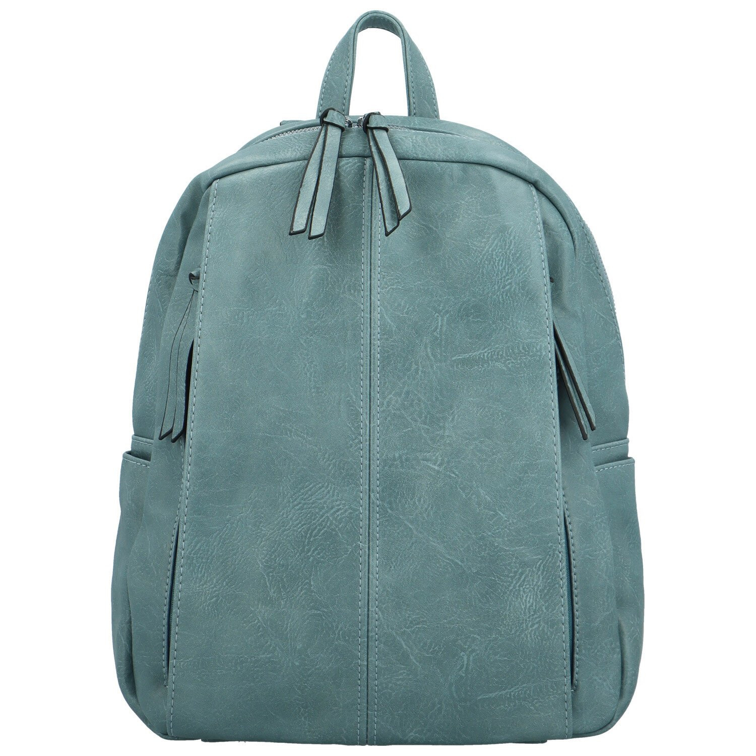 Stylový dámský koženkový kabelko/batoh Cedra new, džínově modrý