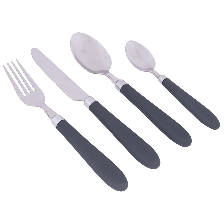 Sada příborů Bo-Camp Deluxe 24 pcs Barva: šedá