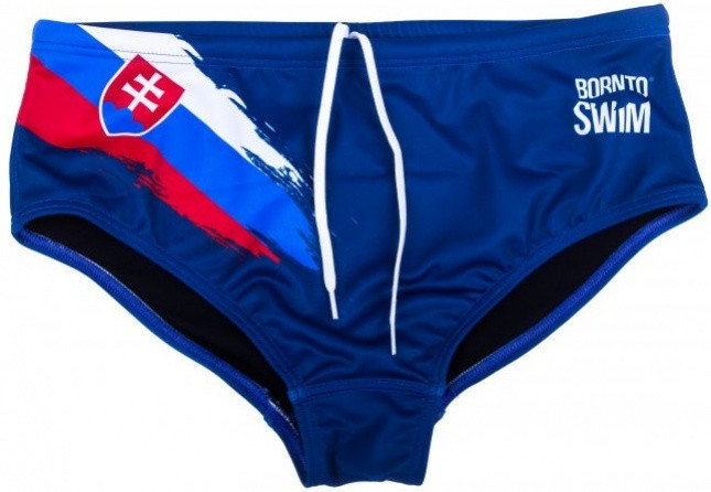 Pánské plavky BornToSwim SVK Brief Blue M