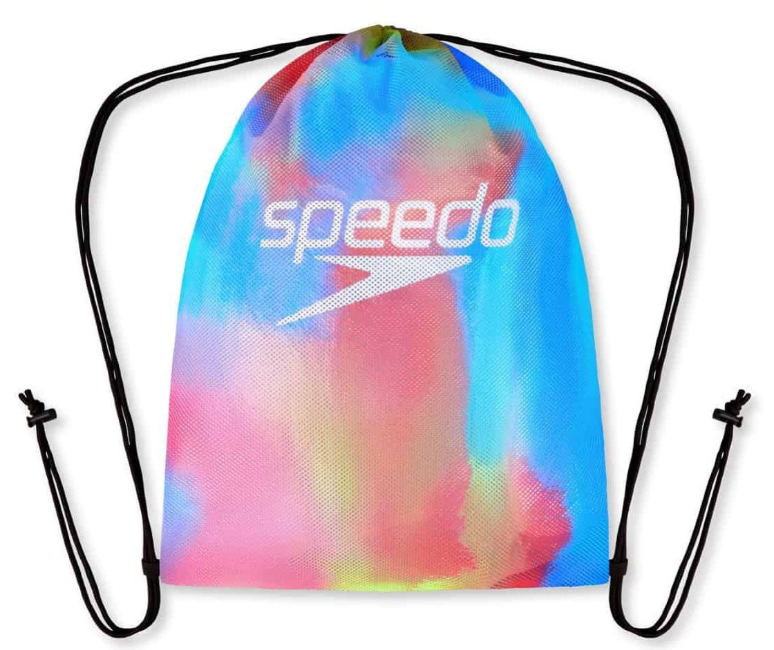 Plavecký vak Speedo Printed Mesh Bag Modro/růžová