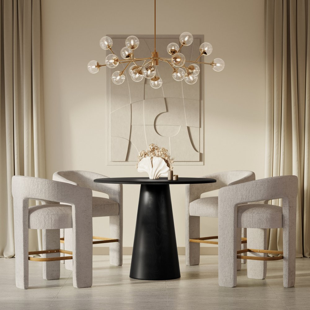 Leith LET71HN Čalouněná barová židle