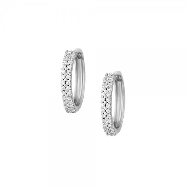 Náušnice se syntetickými kameny 336-087-000869 2.45g