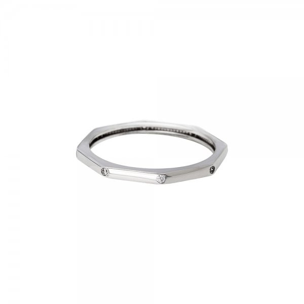 Prsten se syntetickými kameny 326-185-1880 58-1.65g