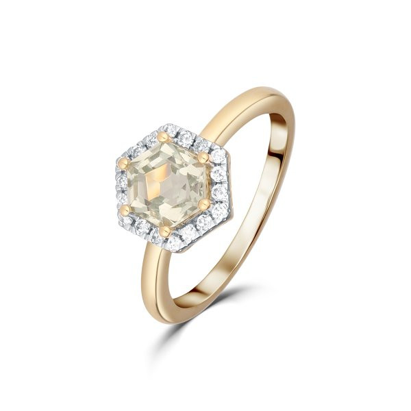 Prsten s brilianty 224-955-G148 53-3.20g