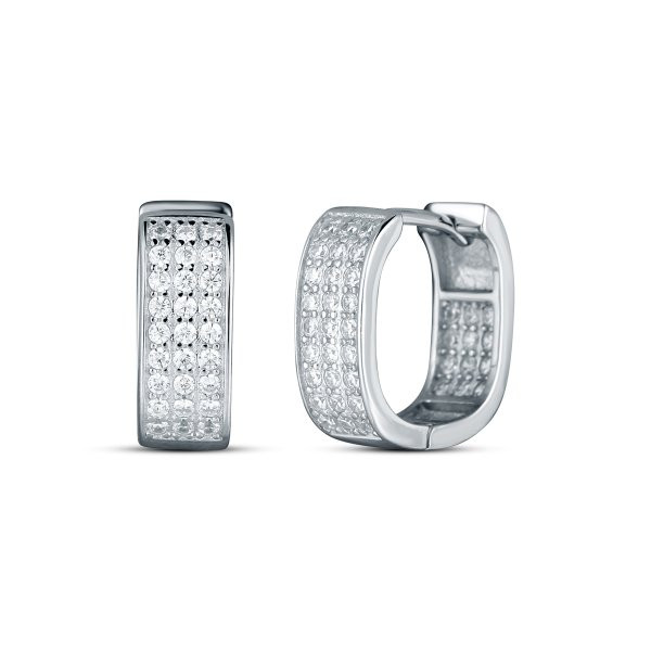 Náušnice se syntetickými kameny 136-927-114100-0000