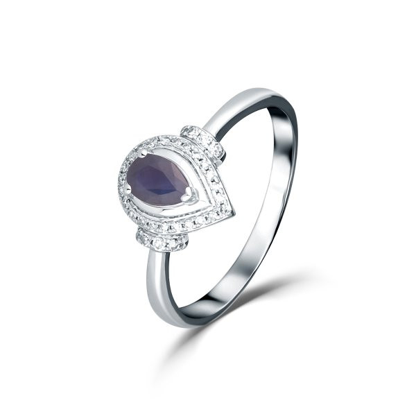 Prsten se safírem  324-958-SA27 53-3.25g