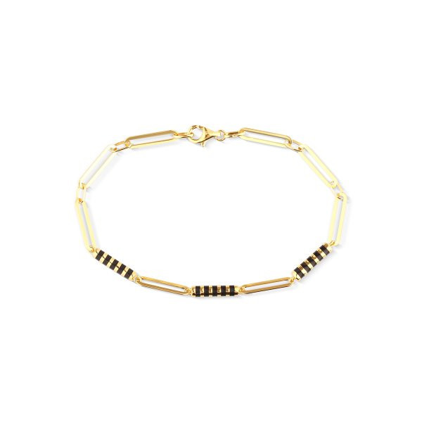 Náramek se syntetickými kameny 266-532-2029 19-4.40g