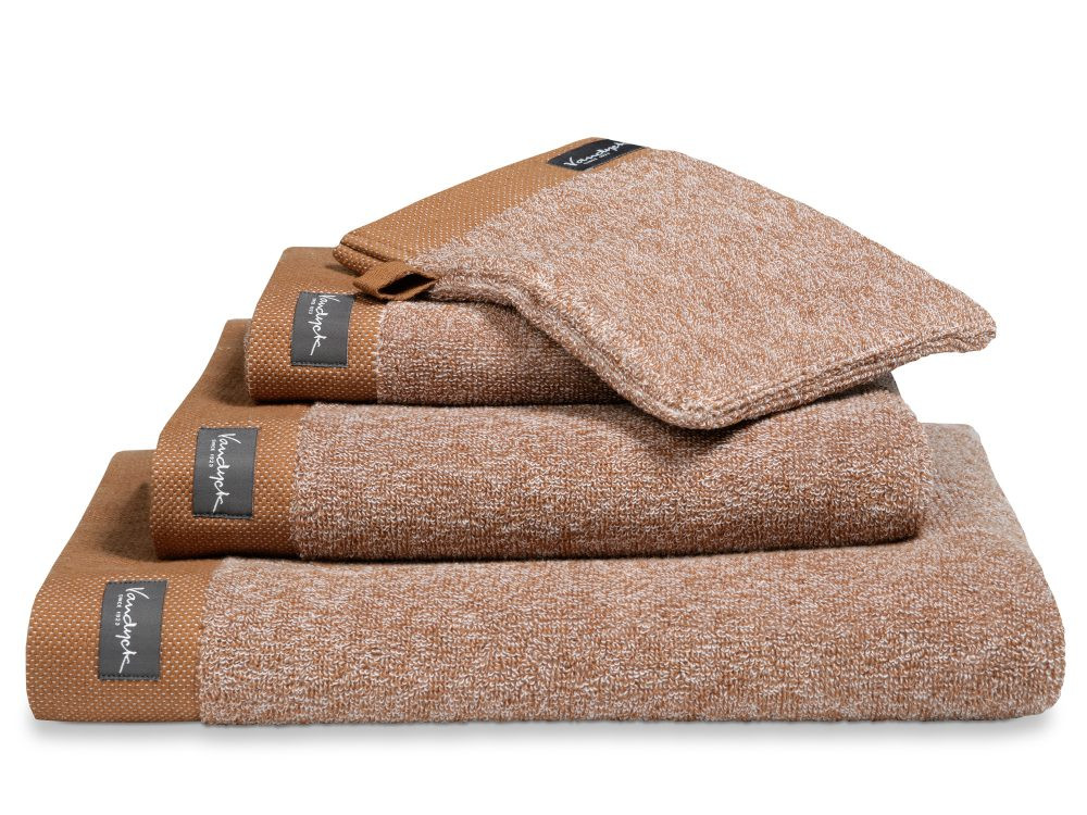 Vandyck Ručník Home Mouline Cognac - 30x50 cm