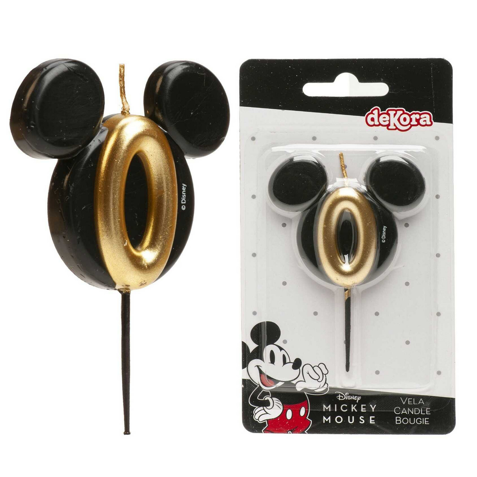 deKora Dortová svíčka číslo (Mickey Mouse) číslo: 0