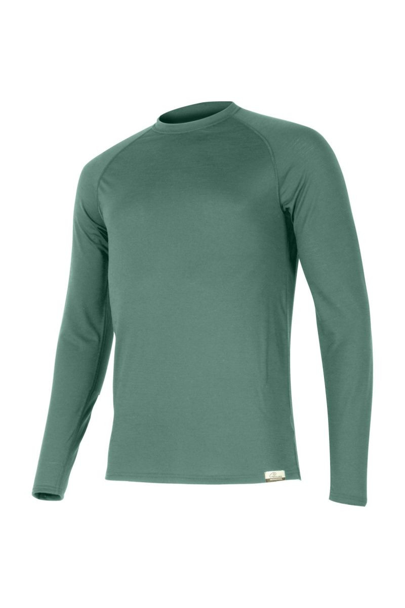 Lasting pánské merino triko ATAR 7575 zelené Velikost: XL