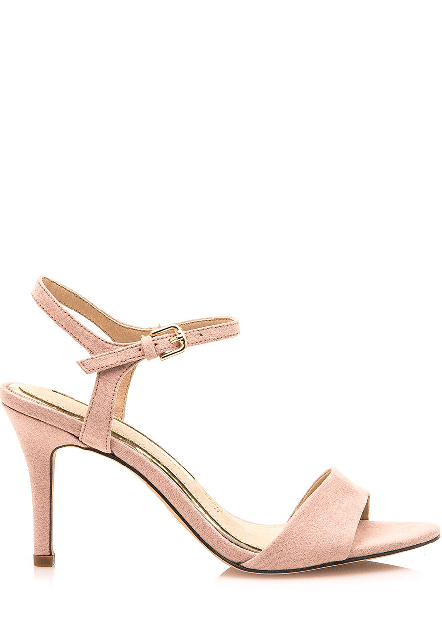 Béžové sandály na jehlovém podpatku Maria Mare Velikost: 40