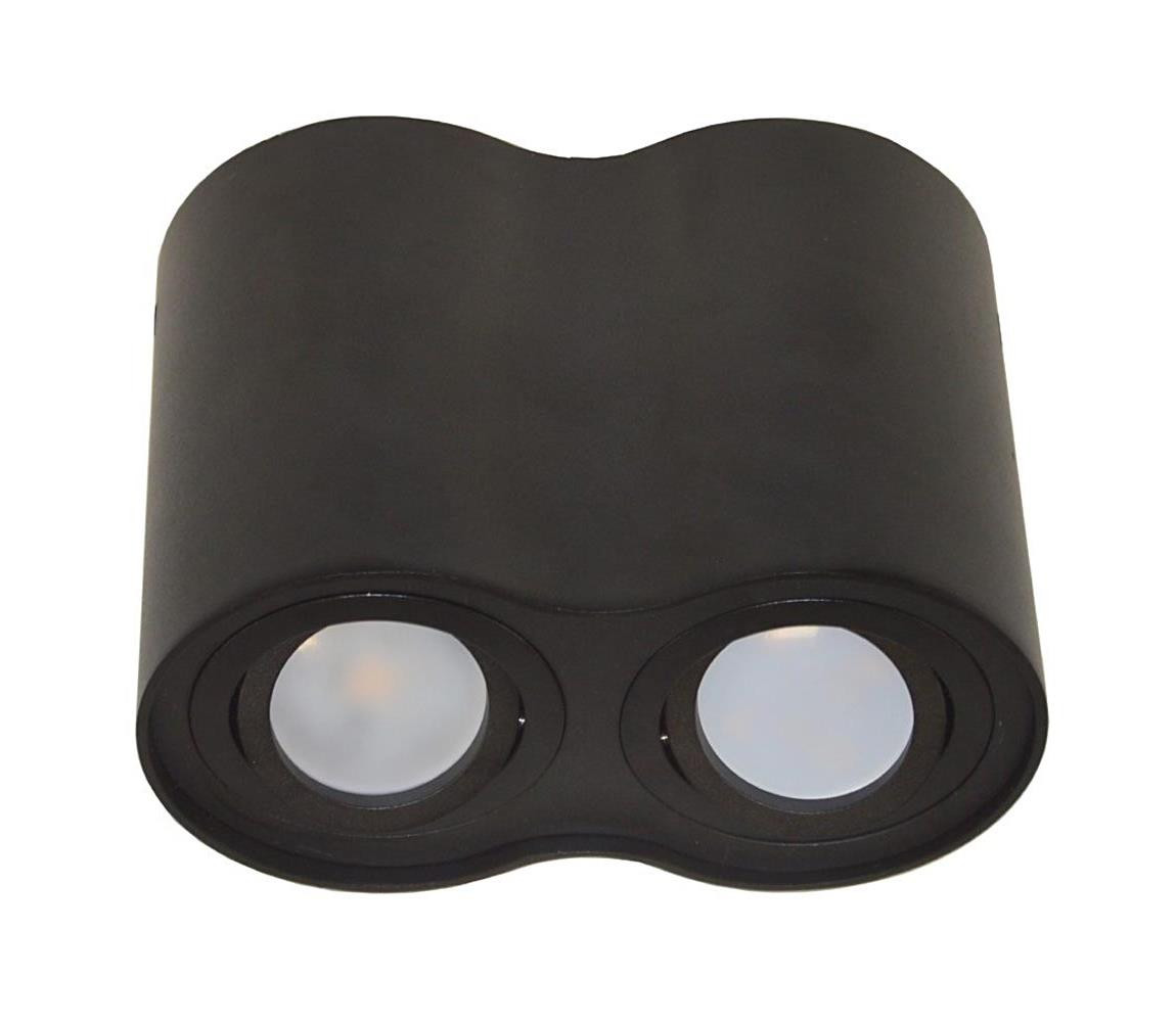 Bodové svítidlo SIROCO 2xGU10/30W/230V černá