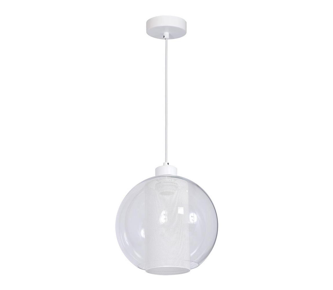 Lustr FUNA 1xE27/60W/230V bílá