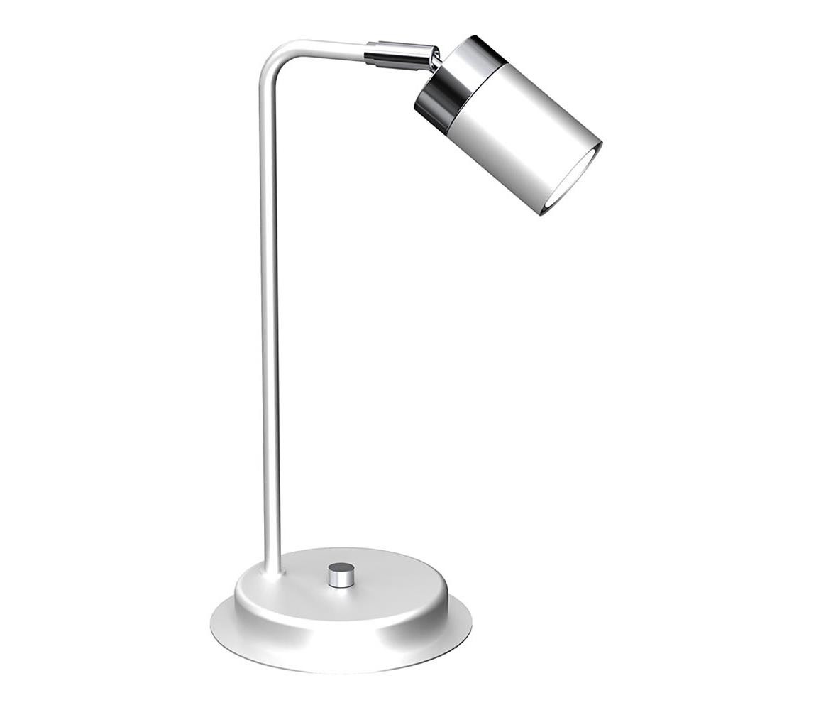 Stolní lampa JOKER 1xGU10/25W/230V bílá/lesklý chrom