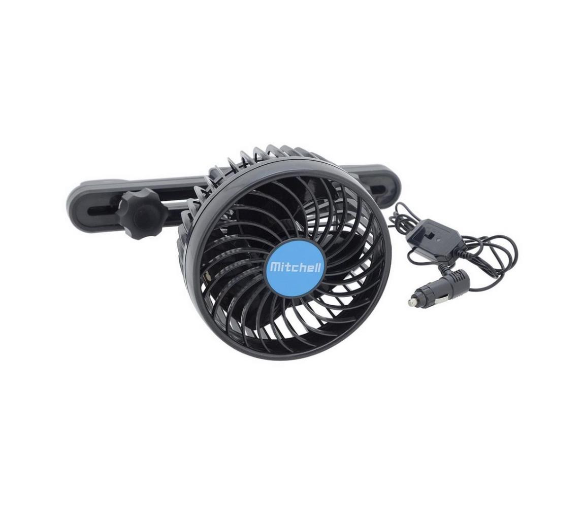 látor na opěrku hlavy do auta 4W/12V černá