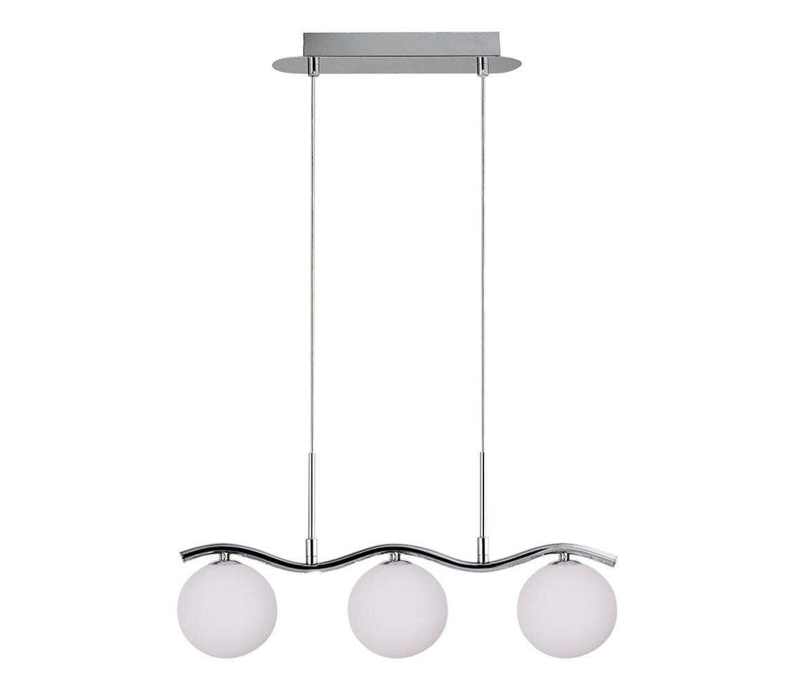 Lustr na lanku RAMON 3xG9/40W/230V lesklý chrom