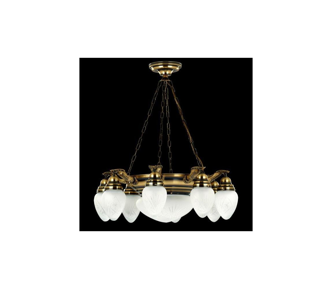 KEMAR Kemar AW80/P - Lustr AZERO 8xE27/60W/230V + 1xE27/100W/230V