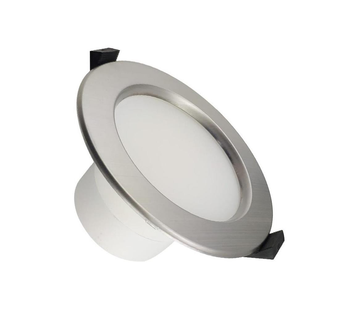 LED Koupelnové podhledové svítidlo LED/10W/230V 4000K stříbrná IP44