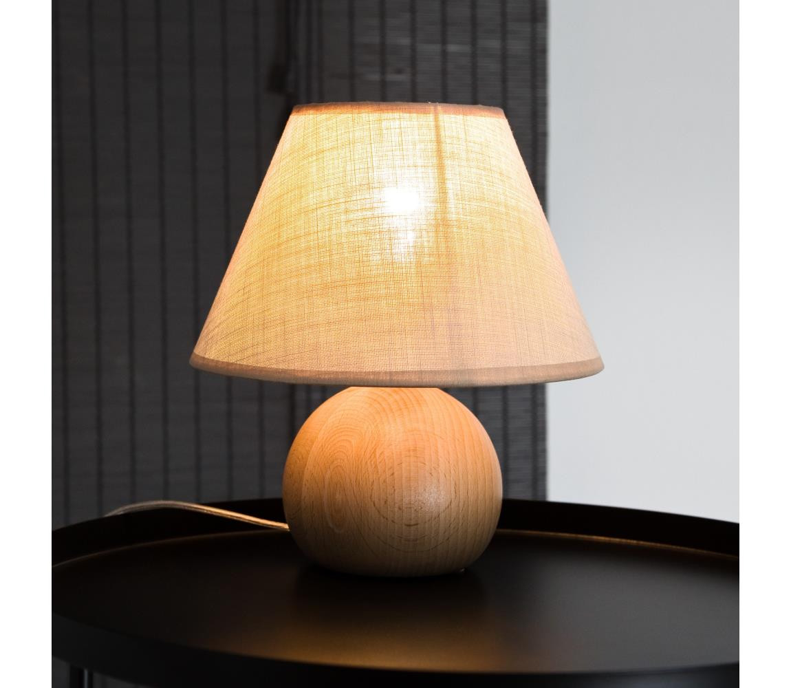Stolní lampa JUTA 1xE27/60W/230V - FSC certifikováno