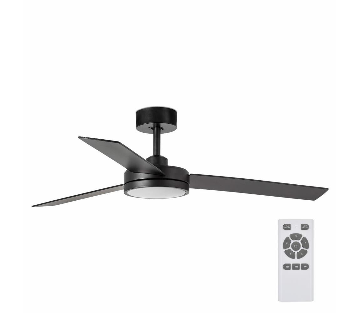 FARO Barcelona FARO 34261 - LED Stropní látor BARTH LED/24W/230V černá + DO