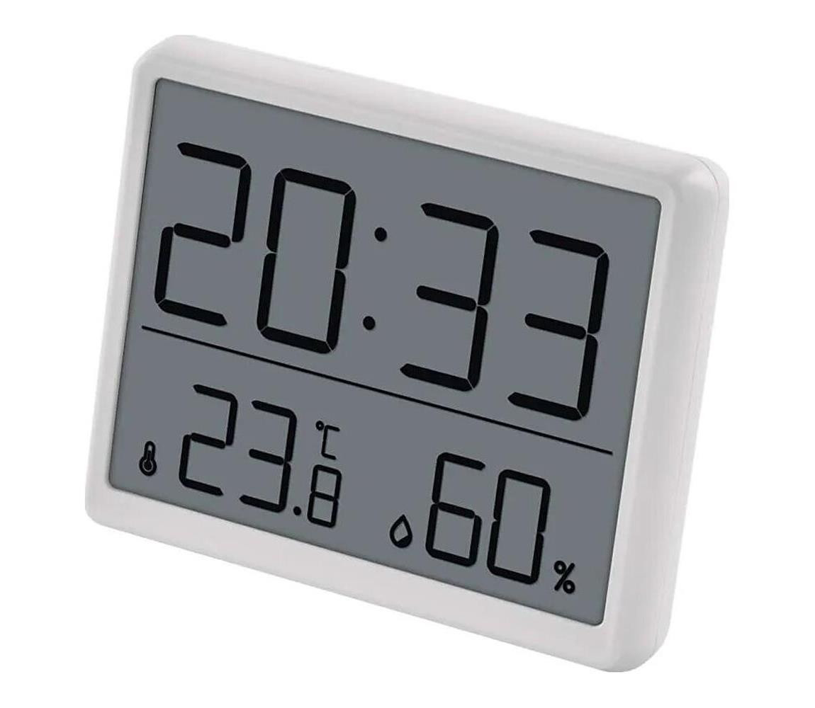 Bezdrátový teploměr s vlhkoměrem 1xCR2032 bílá