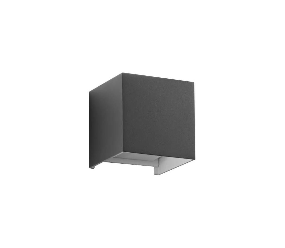 Ideal Lux Ideal Lux - LED Venkovní nástěnné svítidlo ATOM LED/12W/230V IP54 antracit