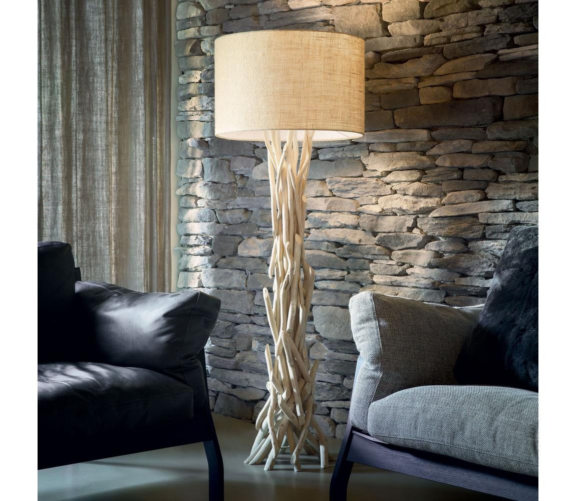 Ideal Lux Ideal Lux - Stojací lampa DRIFTWOOD 1xE27/60W/230V guava