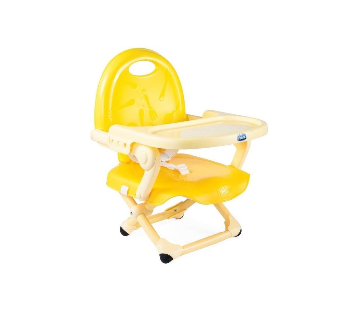 Chicco Chicco - Dětský přenosný podsedák na židli POCKET SNACK žlutá