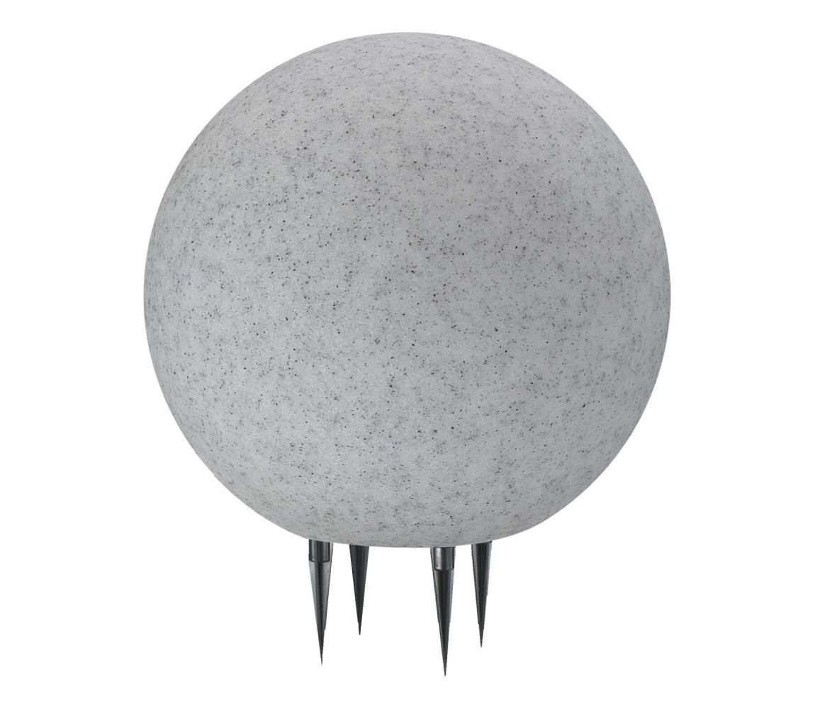 Venkovní lampa ARGENTO 1xE27/15W/230V pr. 30 cm IP65 šedá