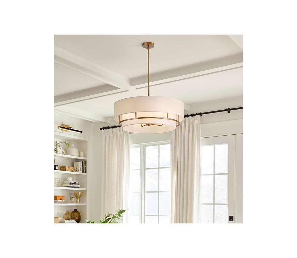 Elstead Hinkley HK-GRAHAM-L-LCB - Lustr na tyči GRAHAM 4xE14/40W/230V