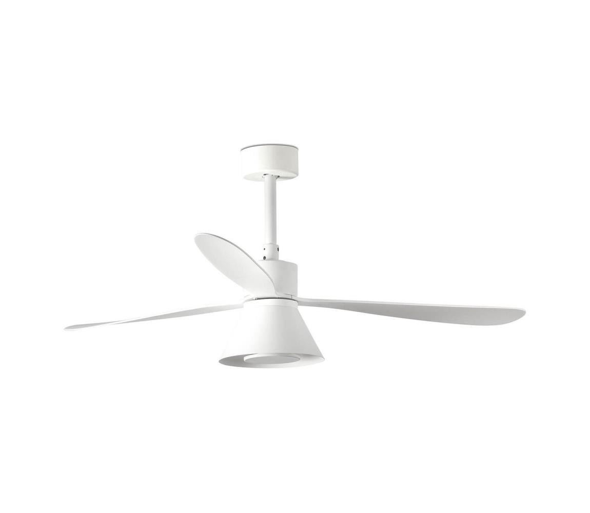 FARO Barcelona FARO 33760WT-22-LED Stm. vent. AMELIA L CONE LED/20W/230V bílá pr.132 cm WT + DO